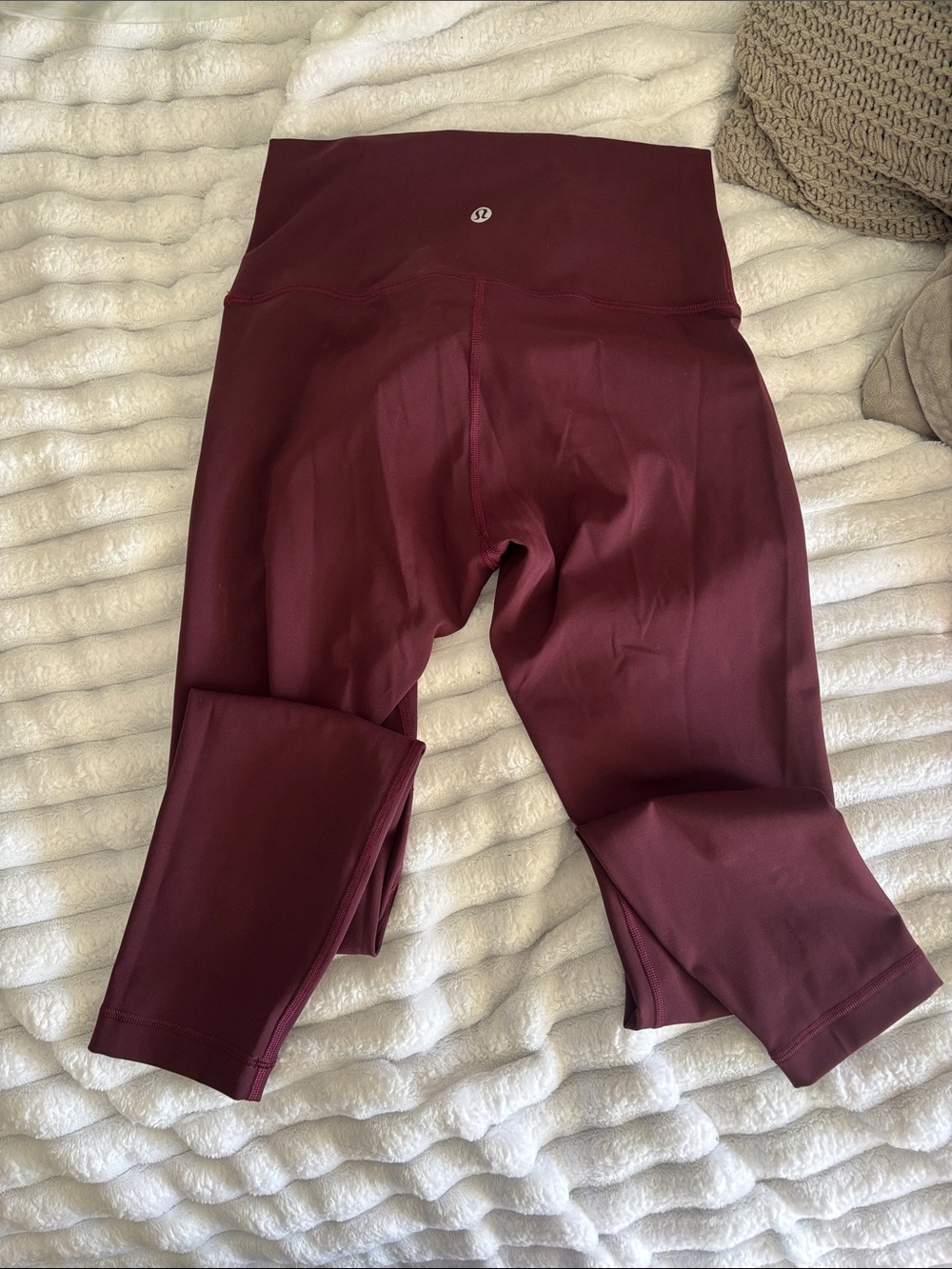 lululemon athletica Women's High-Rise Burgundy Leggings